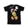 Miniatyrbild 1 av 3: Looney Tunes Tweety Pie Bunny Ears T-shirt i bomull för flickor