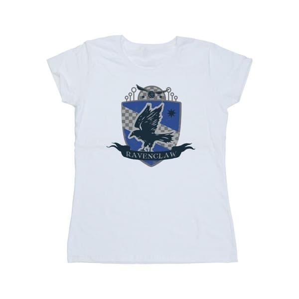 Harry Potter Womens/Ladies Ravenclaw Chest Badge Cotton T-Shirt