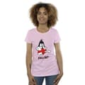 Miniatyrbillede 2 af 3: Looney Tunes Womens/Ladies Daffy England Face Cotton T-Shirt
