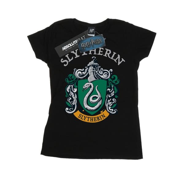 Harry Potter Womens/Ladies Slytherin Crest Cotton T-Shirt