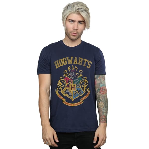 Harry Potter Mens Hogwarts Varsity T-Shirt
