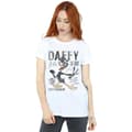 Miniatyrbilde 2 av 5: Looney Tunes Womens/Ladies Daffy Duck Concert Cotton Boyfriend T-Shirt