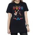 Miniatyrbild 3 av 5: Disney Dam/Tjej Coco Miguel Logo Bomull Boyfriend T-shirt