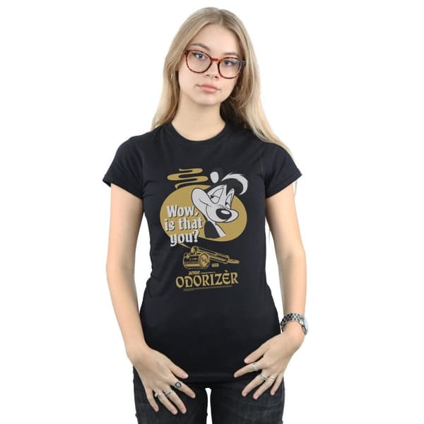 Looney Tunes Dam/Tjej Pepe Le Pew Odorizer Bomulls-T-shirt