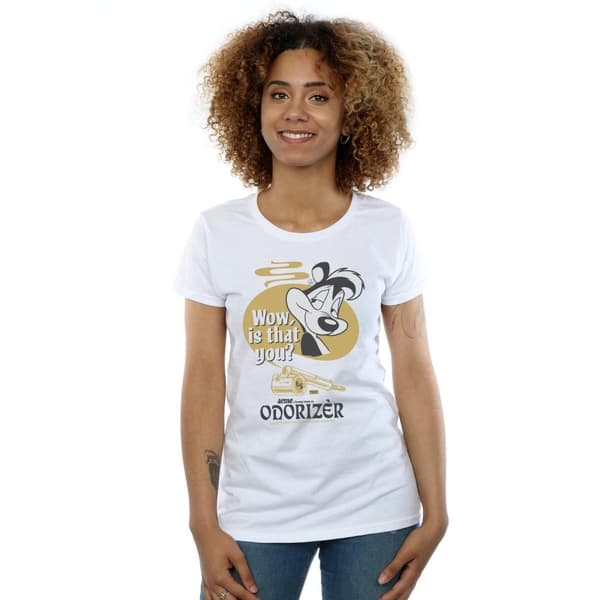 Looney Tunes Dam/Tjej Pepe Le Pew Odorizer Bomulls-T-shirt