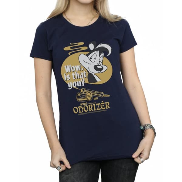 Looney Tunes Dam/Tjej Pepe Le Pew Odorizer Bomulls-T-shirt
