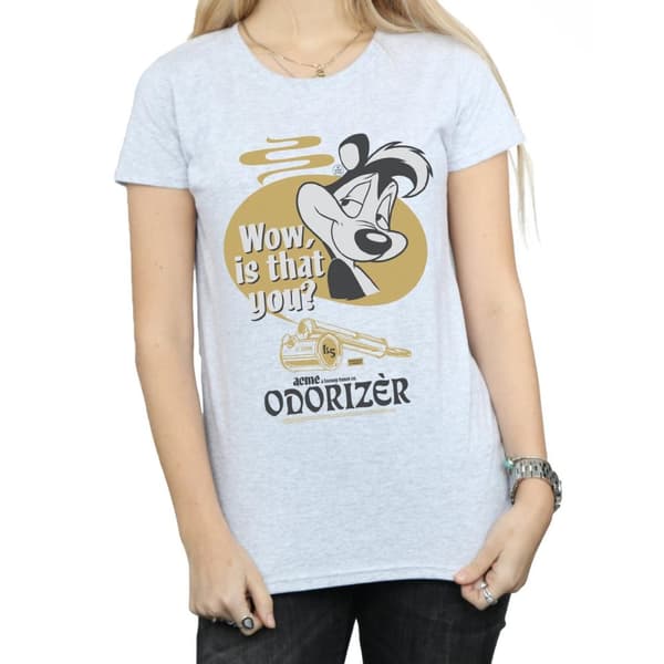 Looney Tunes Dam/Tjej Pepe Le Pew Odorizer Bomulls-T-shirt