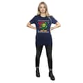 Miniatyrbild 4 av 5: Looney Tunes Dam/Tjej Tweety Pie Christmas Fair Isle Bomull Boyfriend T-shirt