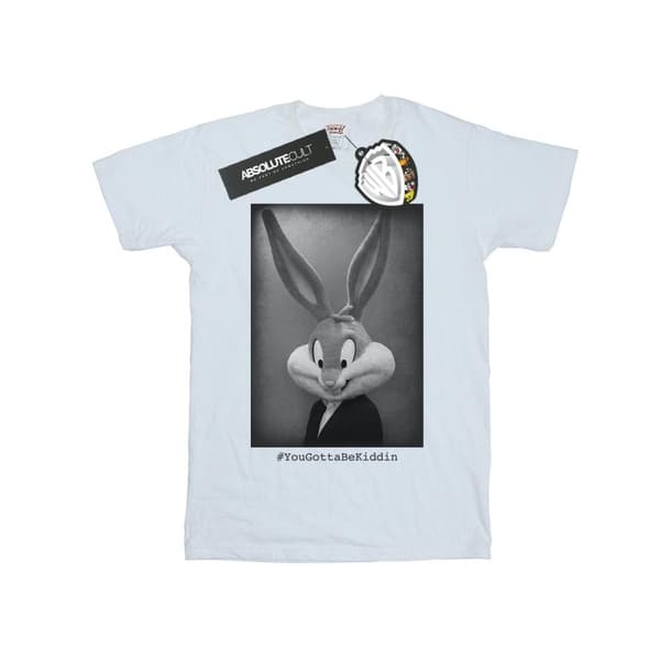 Looney Tunes Mens Bugs Bunny Yougottabekiddin T-Shirt