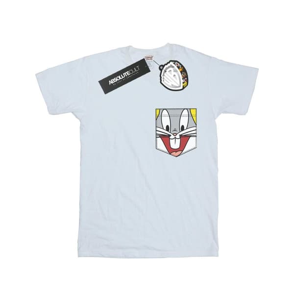 Looney Tunes T-shirt i bomull med fuskficka och kaninansikte för flickor