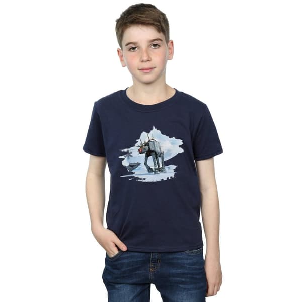 Star Wars Julig AT-AT ren t-shirt för pojkar