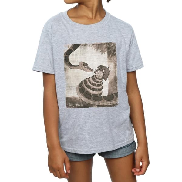 Disney Girls The Jungle Book Hypnosis Cotton T-Shirt
