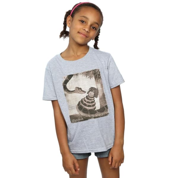 Disney Girls The Jungle Book Hypnosis Cotton T-Shirt