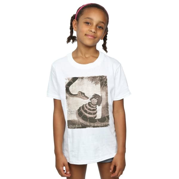 Disney Girls The Jungle Book Hypnosis Cotton T-Shirt