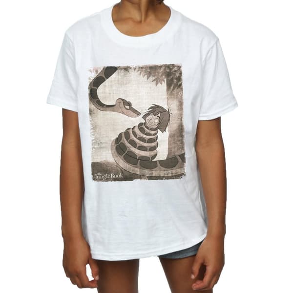Disney Girls The Jungle Book Hypnosis Cotton T-Shirt