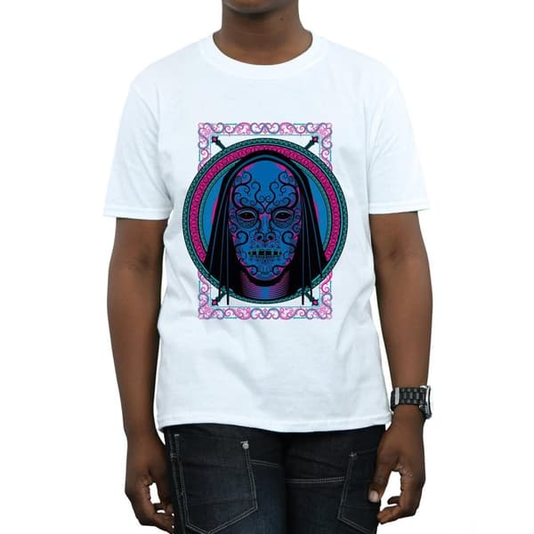 Harry Potter Boys Neon Death Eater Mask T-Shirt