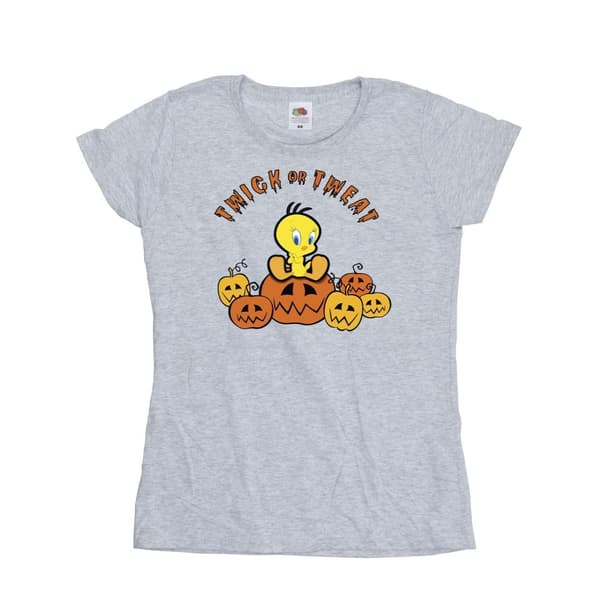 Looney Tunes Dam/Tjej - Twick Or Tweat - T-shirt i bomull