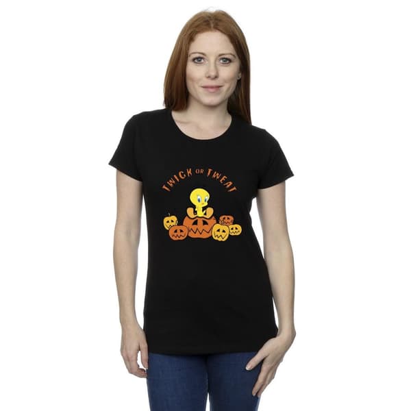 Looney Tunes Dam/Tjej - Twick Or Tweat - T-shirt i bomull