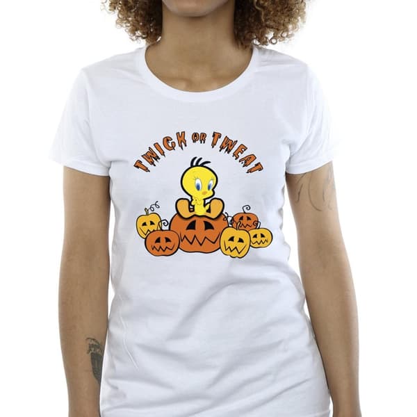 Looney Tunes Dam/Tjej - Twick Or Tweat - T-shirt i bomull