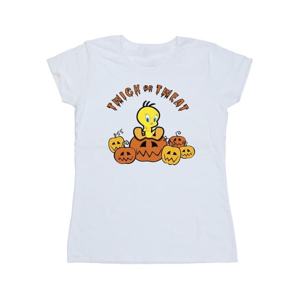Looney Tunes Dam/Tjej - Twick Or Tweat - T-shirt i bomull