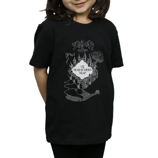 Harry Potter Girls The Marauder´s Map Cotton T-Shirt