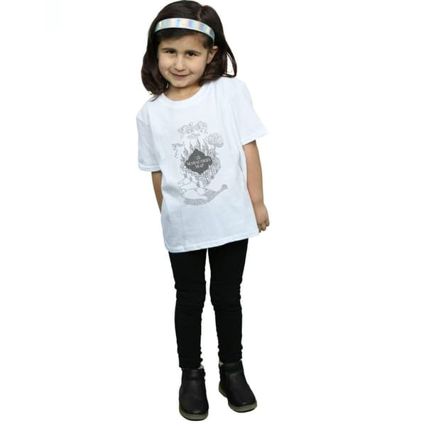 Harry Potter Girls The Marauder´s Map Cotton T-Shirt
