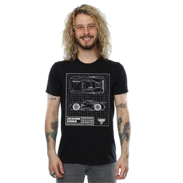 Disney Herr Cars Jackson Storm Blueprint T-shirt