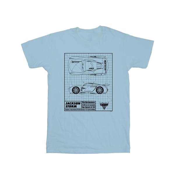 Disney Herr Cars Jackson Storm Blueprint T-shirt