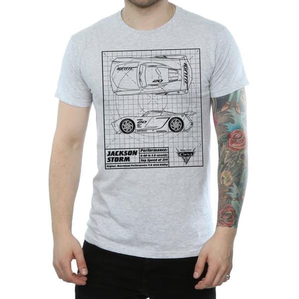 Disney Herr Cars Jackson Storm Blueprint T-shirt