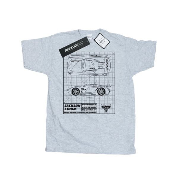 Disney Herr Cars Jackson Storm Blueprint T-shirt