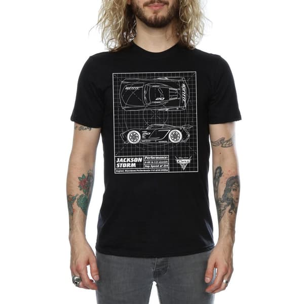 Disney Herr Cars Jackson Storm Blueprint T-shirt