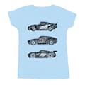 Miniatyrbillede 1 af 2: Disney Womens/Ladies Cars Text Racers Cotton T-Shirt