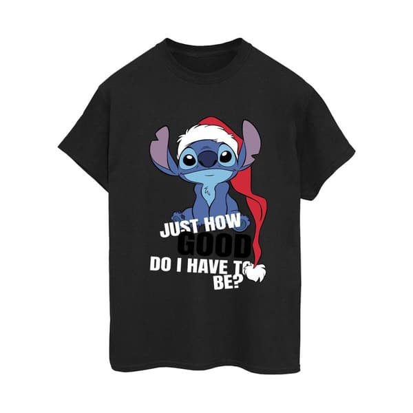 Disney Dam/Lillo & Stitch - Just How Good - Boyfriend-t-shirt i bomull