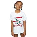 Miniatyrbilde 1 av 2: Looney Tunes Girls Tweety Pie Christmas Cotton T-Shirt