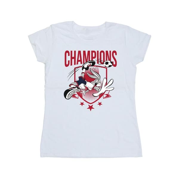 Looney Tunes Womens/Ladies Bugs Bunny Champions Cotton T-Shirt