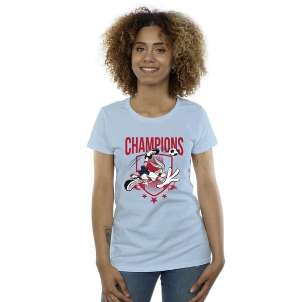 Looney Tunes Womens/Ladies Bugs Bunny Champions Cotton T-Shirt