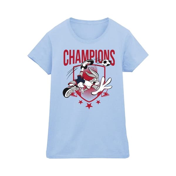 Looney Tunes Womens/Ladies Bugs Bunny Champions Cotton T-Shirt