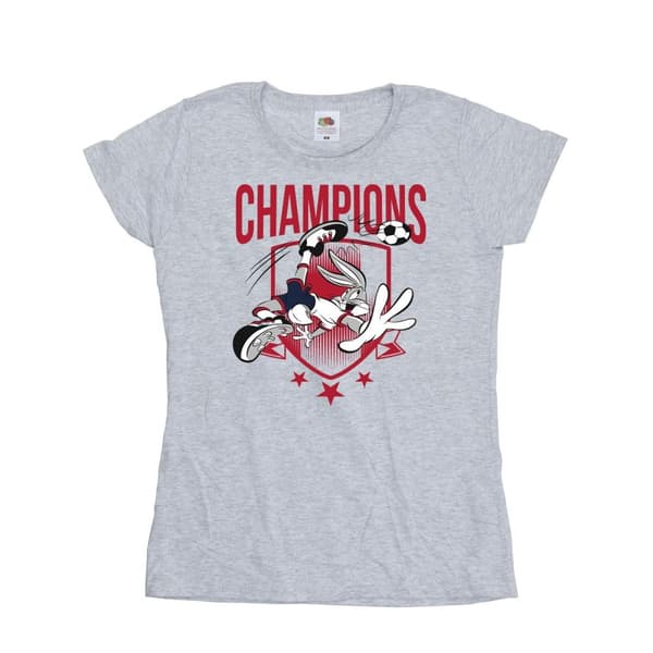 Looney Tunes Womens/Ladies Bugs Bunny Champions Cotton T-Shirt