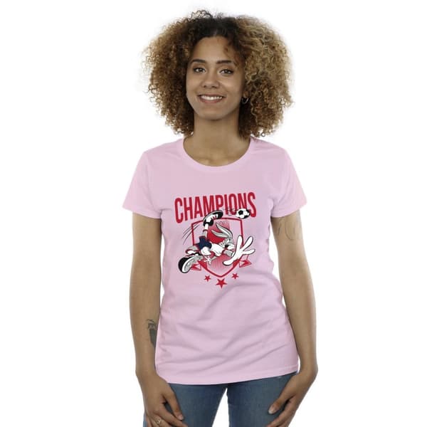 Looney Tunes Womens/Ladies Bugs Bunny Champions Cotton T-Shirt