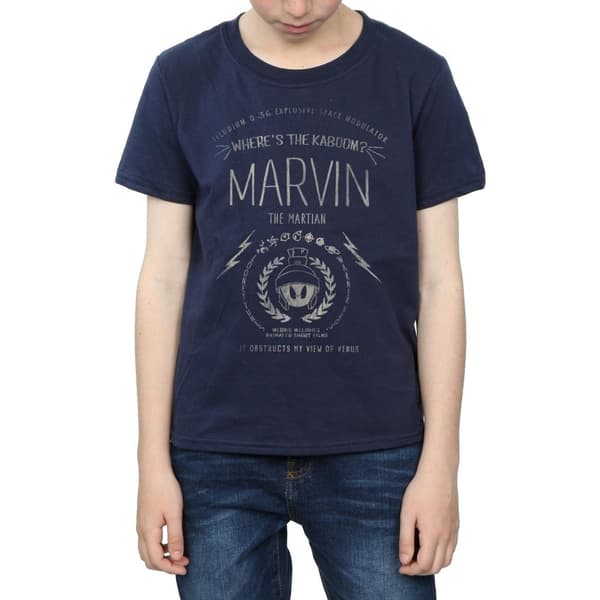 Looney Tunes Marvin The Martian - Var är Kaboom - T-shirt för pojkar