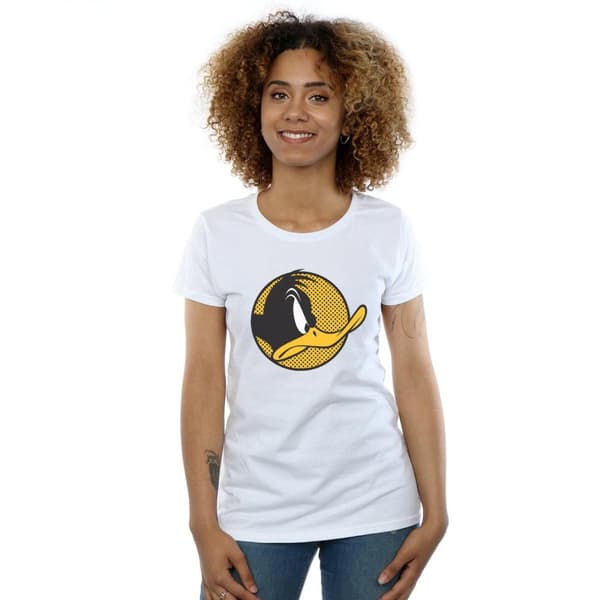 Looney Tunes Womens/Ladies Daffy Duck Dotted Profile Cotton T-Shirt