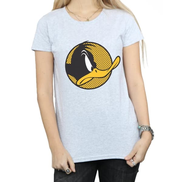 Looney Tunes Womens/Ladies Daffy Duck Dotted Profile Cotton T-Shirt