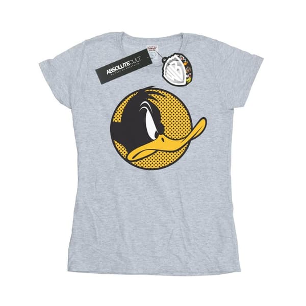 Looney Tunes Womens/Ladies Daffy Duck Dotted Profile Cotton T-Shirt