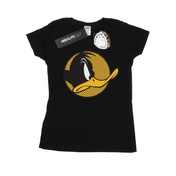 Looney Tunes Womens/Ladies Daffy Duck Dotted Profile Cotton T-Shirt