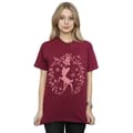 Miniatyrbild 2 av 3: Disney Dam/Tjej Bambi Julkrans Bomull Boyfriend T-shirt