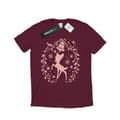 Miniatyrbild 1 av 3: Disney Dam/Tjej Bambi Julkrans Bomull Boyfriend T-shirt