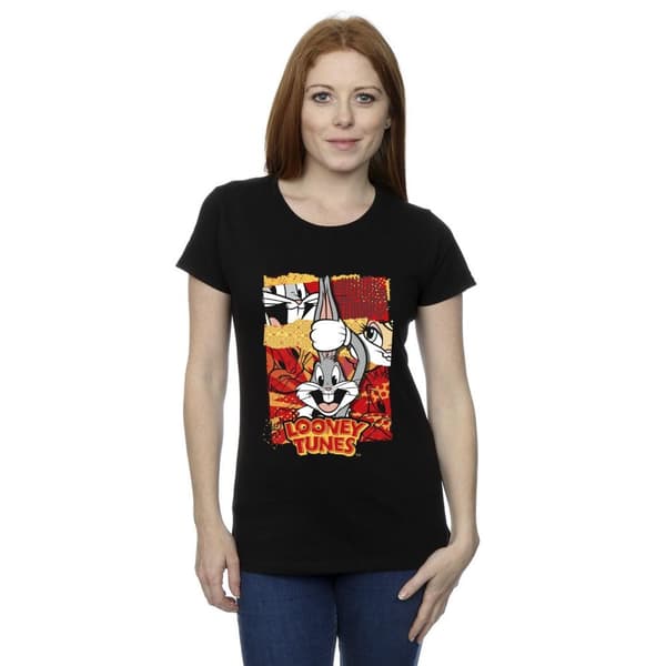 Looney Tunes Womens/Ladies Bugs Rabbit Comic New Year Cotton T-Shirt