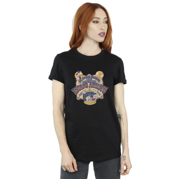 Looney Tunes Dam/dam Escape Artists Boyfriend T-shirt i bomull