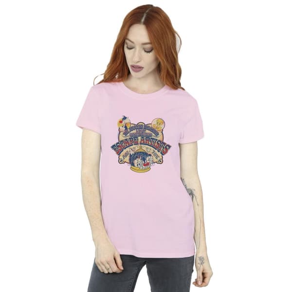 Looney Tunes Dam/dam Escape Artists Boyfriend T-shirt i bomull