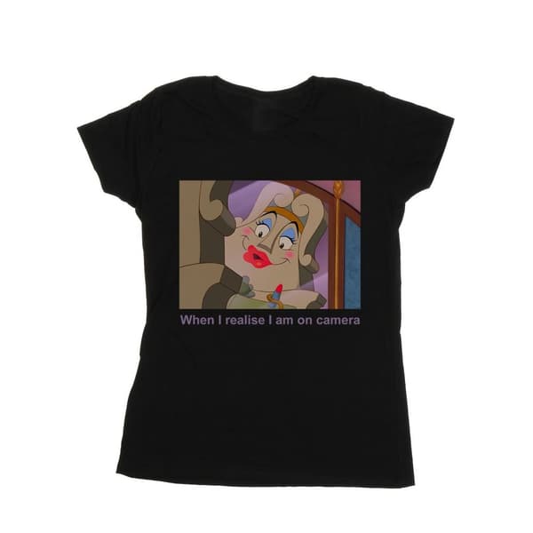 Disney Dam/Tjej Skönheten och odjuret Madame De La Grande Bouche T-shirt i bomull
